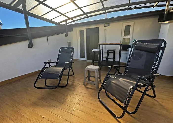 Attic With Terrace And View